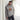 Model wearing the heather grey Solana Beach California Hoodie, showing the relaxed unisex fit