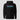 Solana Brush Script Hoodie in black, flat front view: hand-brushed lettering with drip details