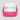 Pink Solana breathable mesh Solana cap — front view showing design