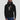 Model wearing the black Solana Dabbing Astronaut Hoodie, showing the relaxed unisex fit