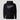 Solana Est. 2020 Hoodie in black, flat front view: gradient script lettering with a jersey-style tail