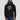 Model wearing the black Solana God Mode Hoodie, showing the relaxed unisex fit