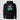 Hodling Like a Pro Hoodie in black, flat front view: medal-style coin and ribbon banner graphic