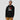 Model wearing the black I Love SOL Hoodie, showing the relaxed unisex fit