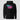 $SOL Light Speed Vibes Hoodie in black, flat front view: italic neon lettering with speed-line effects