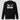 Solana blockchain crewneck — The SolFather Long Sleeve Shirt - Funny Solana Mem, front view on model showing fit