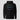 Solana Neon Ring Hoodie in black, flat front view: double-ring neon graphic with a smooth gradient
