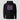Solana OG Hoodie in black, flat front view: college-style block lettering with a distressed texture