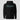 Solana Proof of History Hoodie in black, flat front view: clean sans-serif wordmark with a subtle gradient