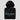 Folded black Solana Proof of History Hoodie with a close-up of the chest print
