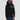 Model wearing the black Solana SOL Glitch Hoodie, showing the relaxed unisex fit
