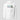 SOL Ticker Hoodie in white, flat front view: split-color glitch ticker in teal, violet and black