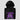 Folded black Stack Bitcoin Stay Silent Hoodie with a close-up of the chest print
