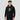 Sweden Bitcoin Black Bitcoin crypto hoodie — side profile on model showing relaxed fit