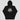 Crypto blockchain hoodie — Take Profit Crypto Hoodie with Candlestick Trading, back view showing full construction