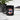 Bitcoin Thailand Flag Mug detail — close-up of the Thailand flag and Bitcoin mark on glossy black ceramic