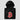 Turkey Bitcoin Black premium Bitcoin hoodie — angled view showing hood and kangaroo pocket