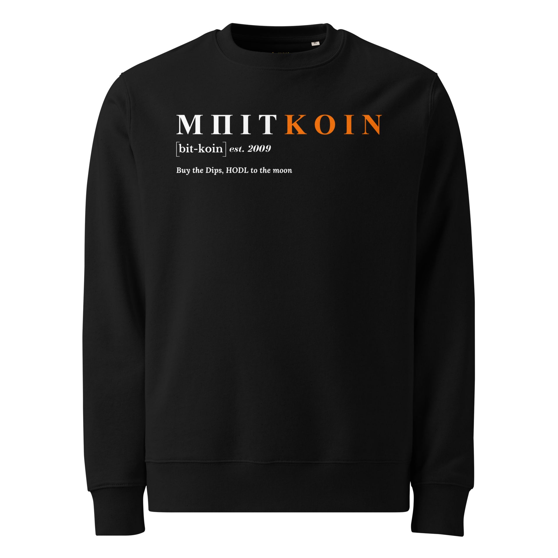 BITCOIN (BTC) IN GREEK PREMIUM SWEATSHIRT