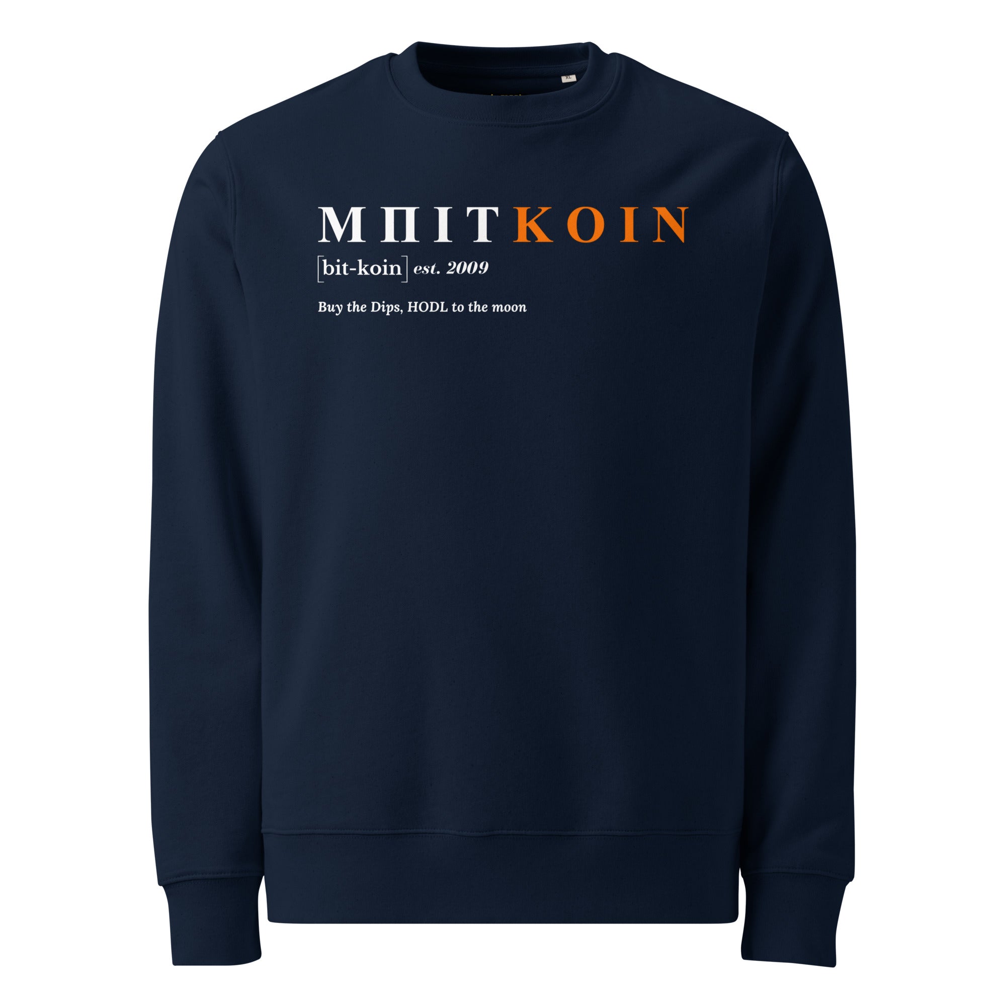 BITCOIN (BTC) IN GREEK PREMIUM SWEATSHIRT