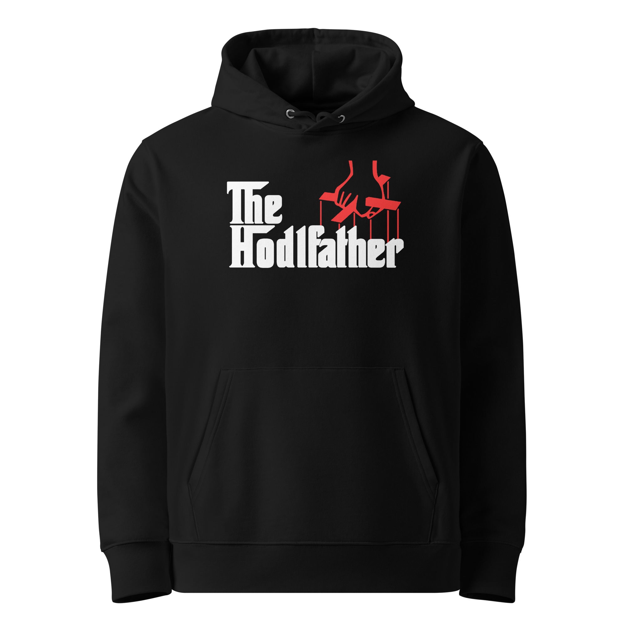 THE HODLFATHER PREMIUM CRYPTO-HOODIE (BLACK)