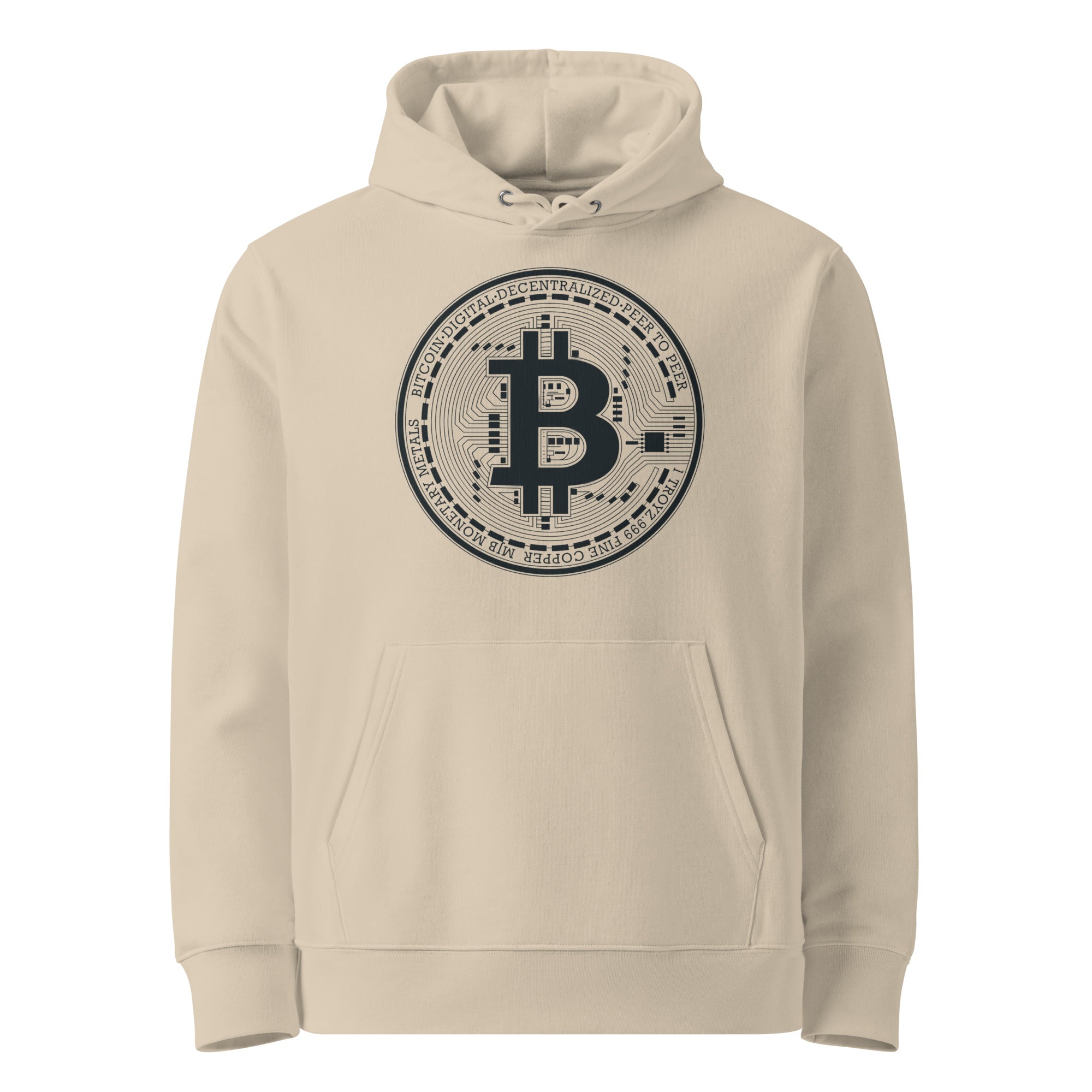BITCOIN (BTC) BLOCKCHAIN LOGO PREMIUM HOODIE