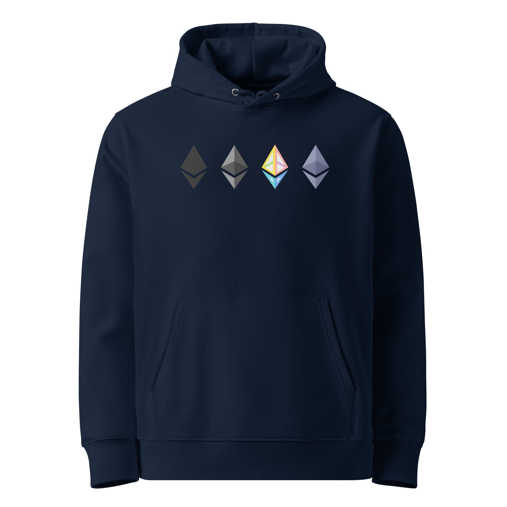 ETHEREUM (ETH) LOGO VARIATIONS PREMIUM HOODIE