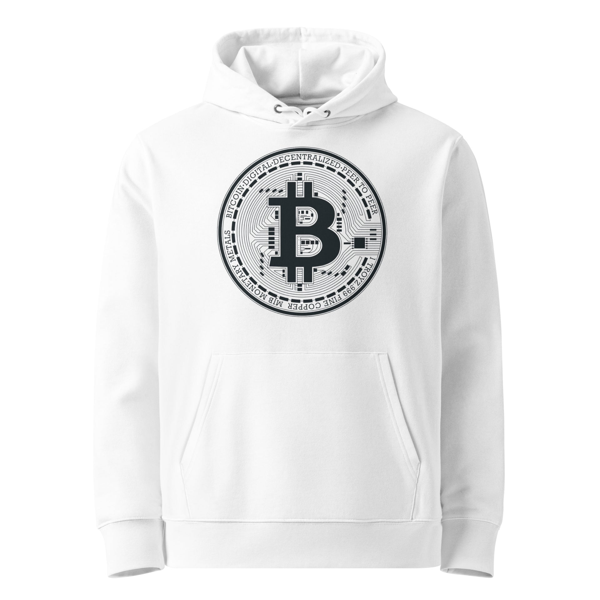 BITCOIN (BTC) BLOCKCHAIN LOGO PREMIUM HOODIE