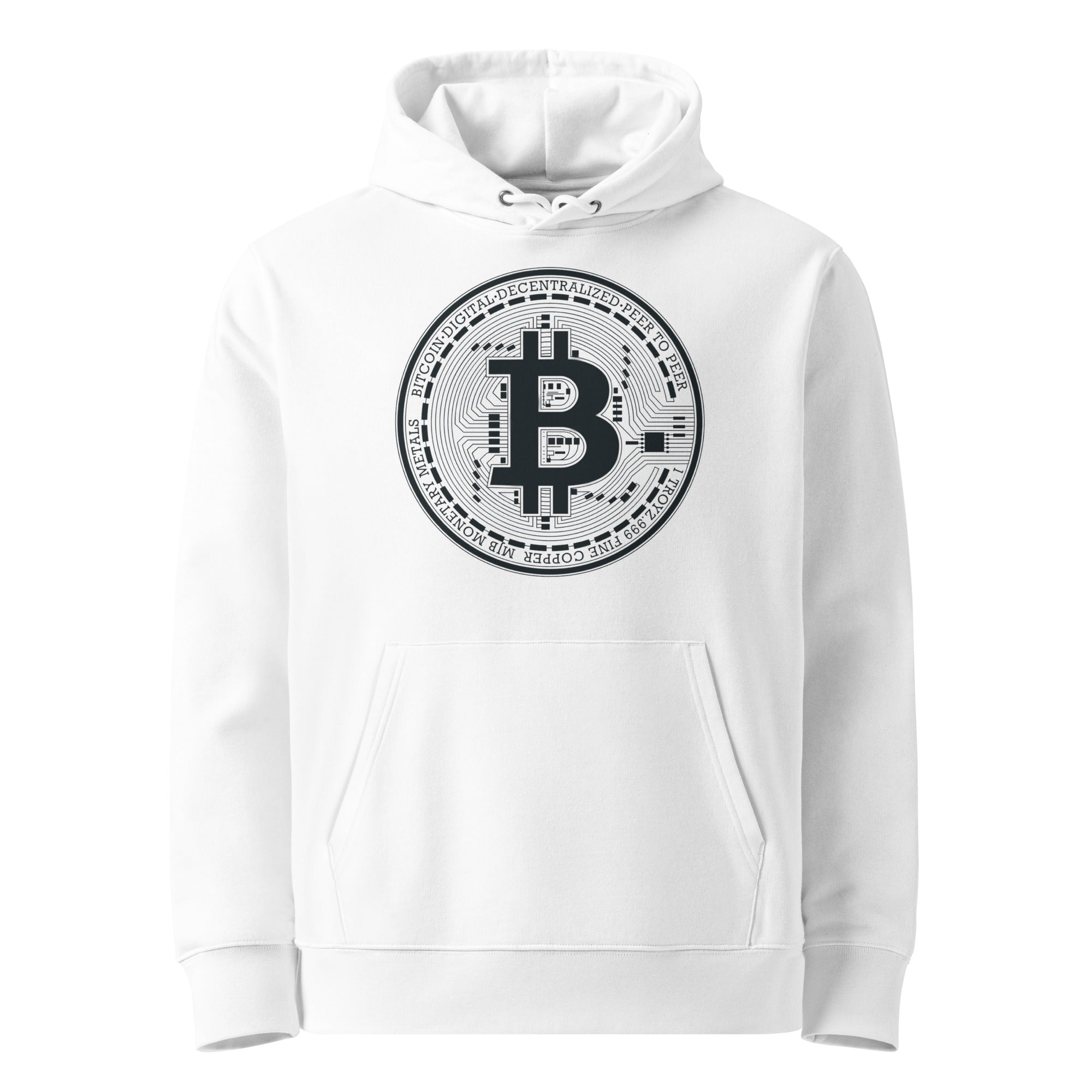 BITCOIN (BTC) BLOCKCHAIN LOGO PREMIUM HOODIE