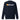 Bitcoin (BTC) Name Premium Sweatshirt (black) — premium Bitcoin crewneck sweatshirt, rear view showing back