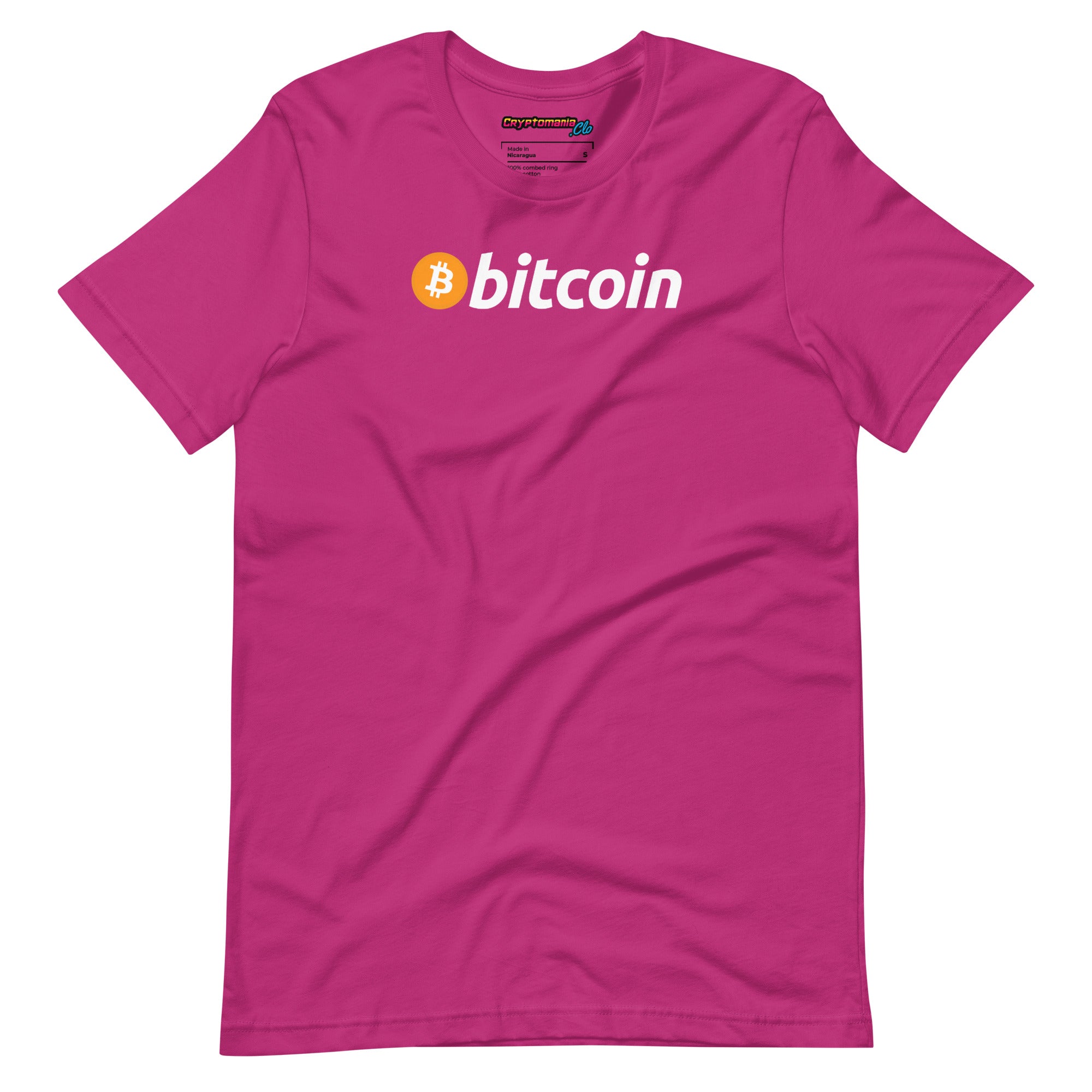 BITCOIN (BTC) LOGO NAME T-SHIRT

