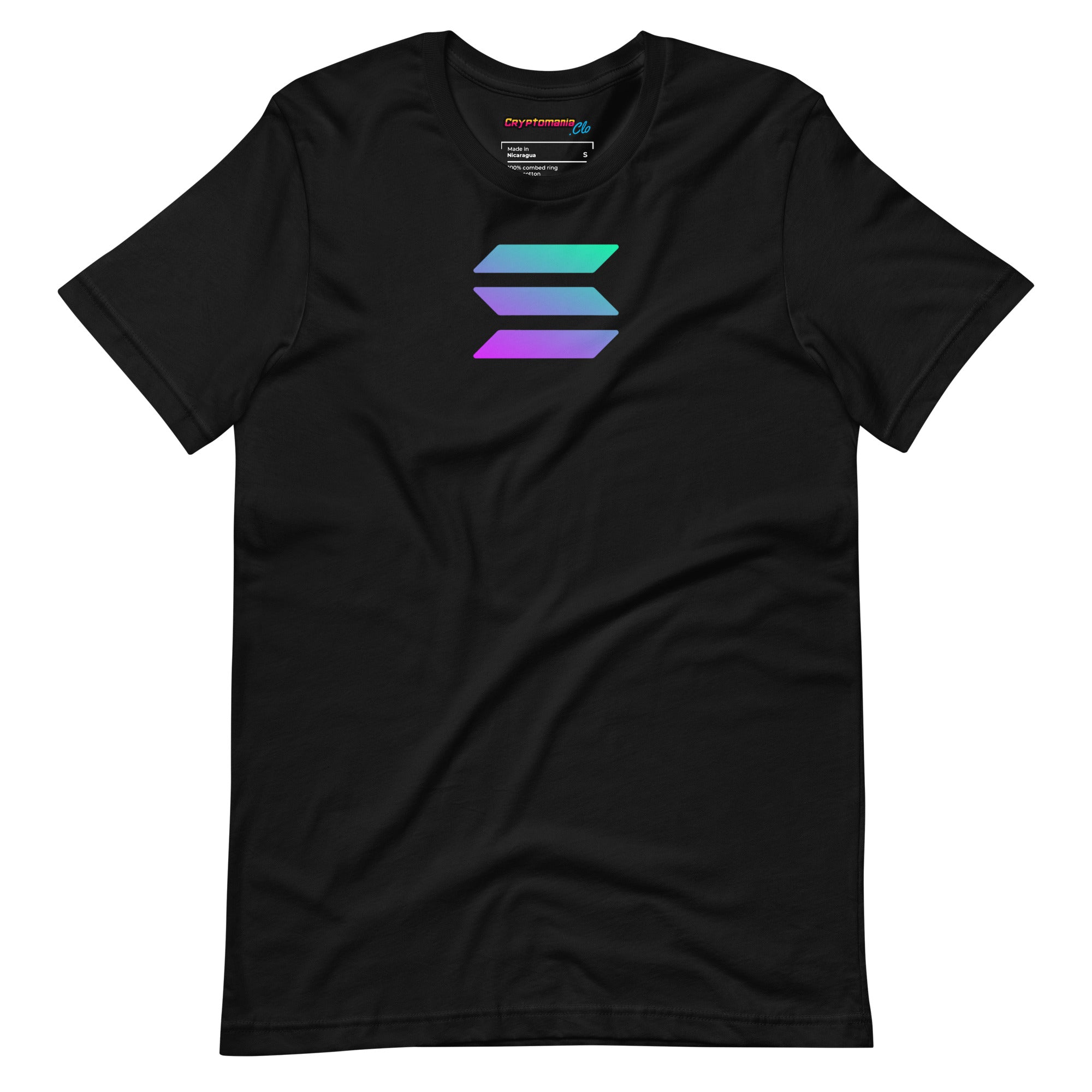 SOLANA (SOL) LOGO T-SHIRT (BLACK)