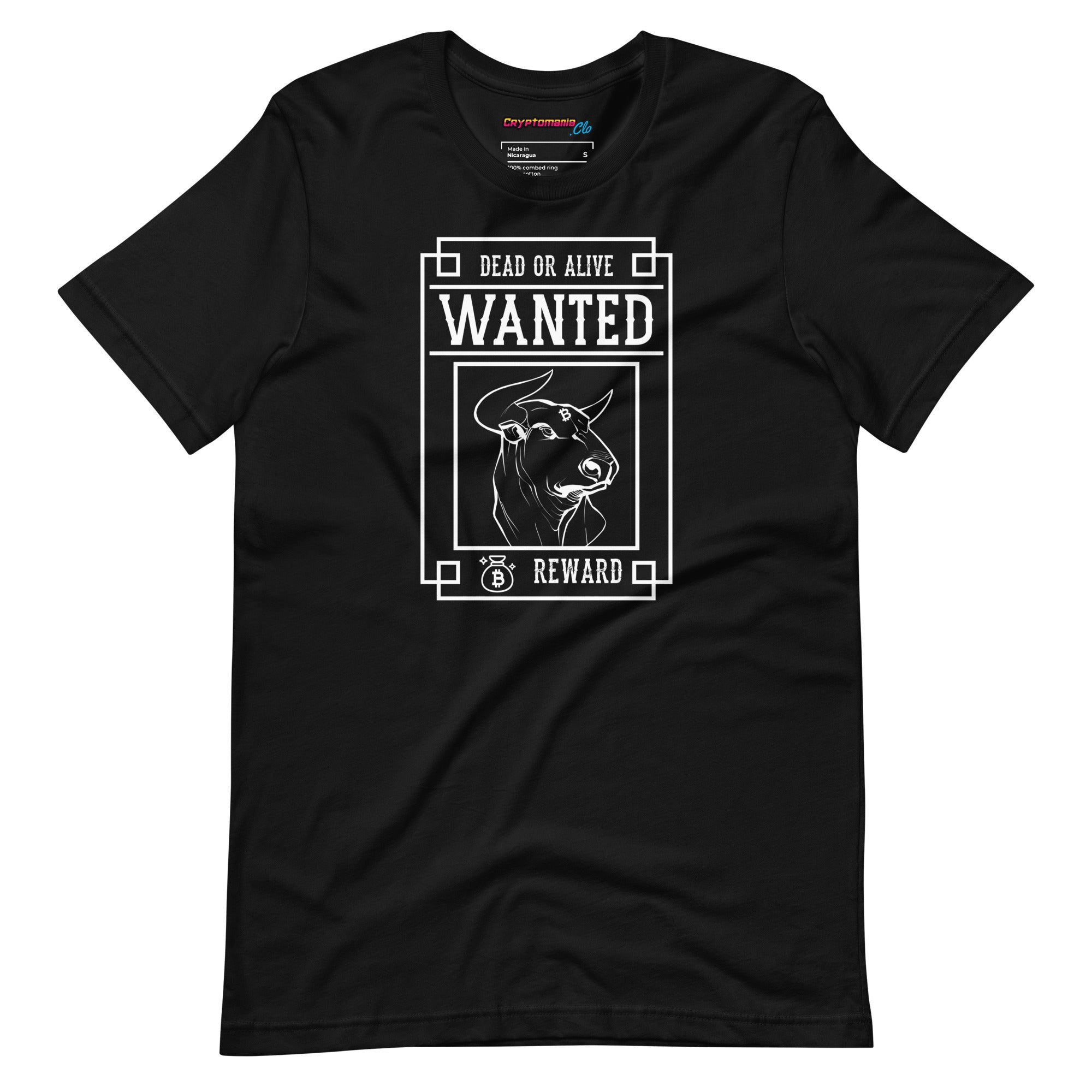 BITCOIN BULL RUN WANTED T-SHIRT
