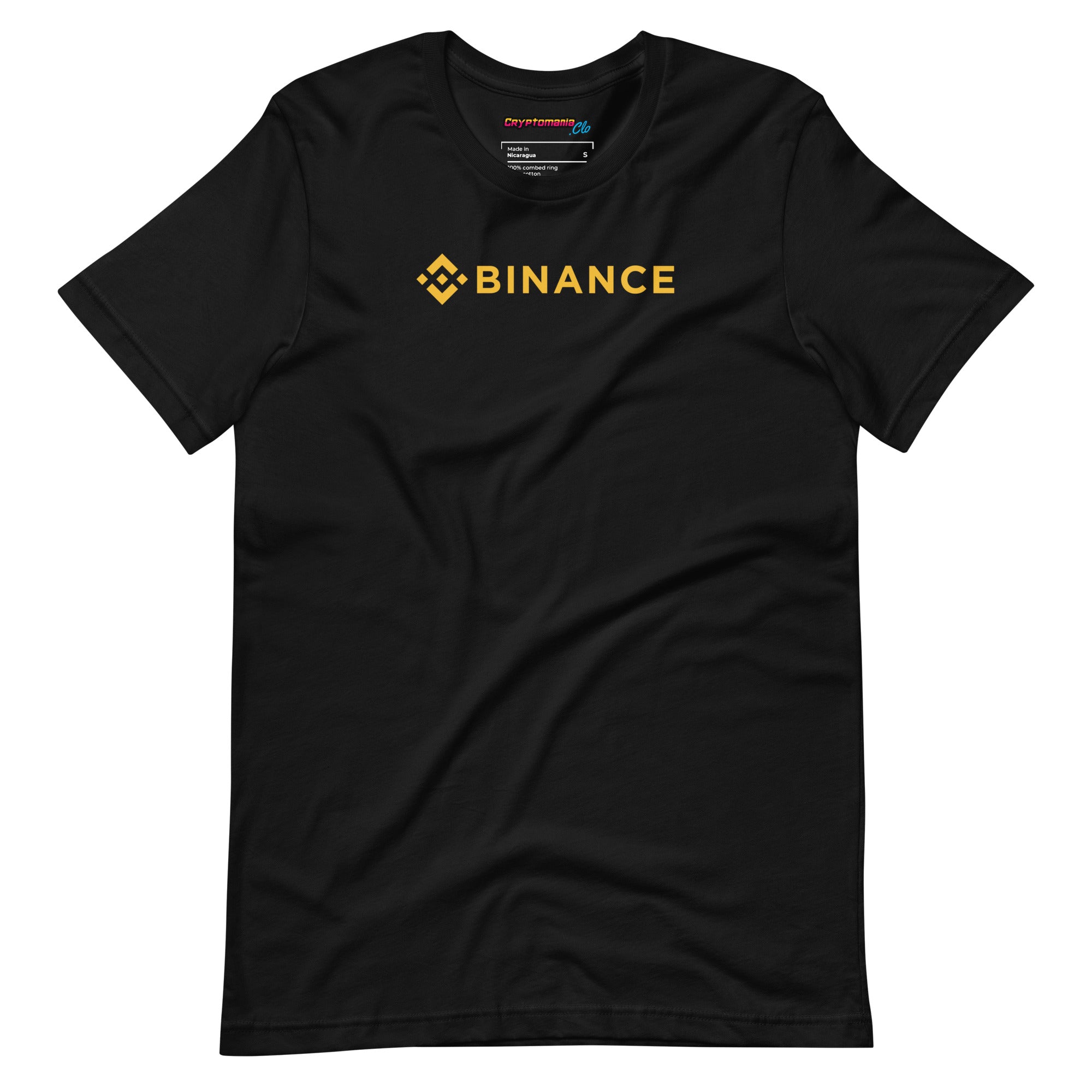 BINANCE LOGO NAME T-SHIRT