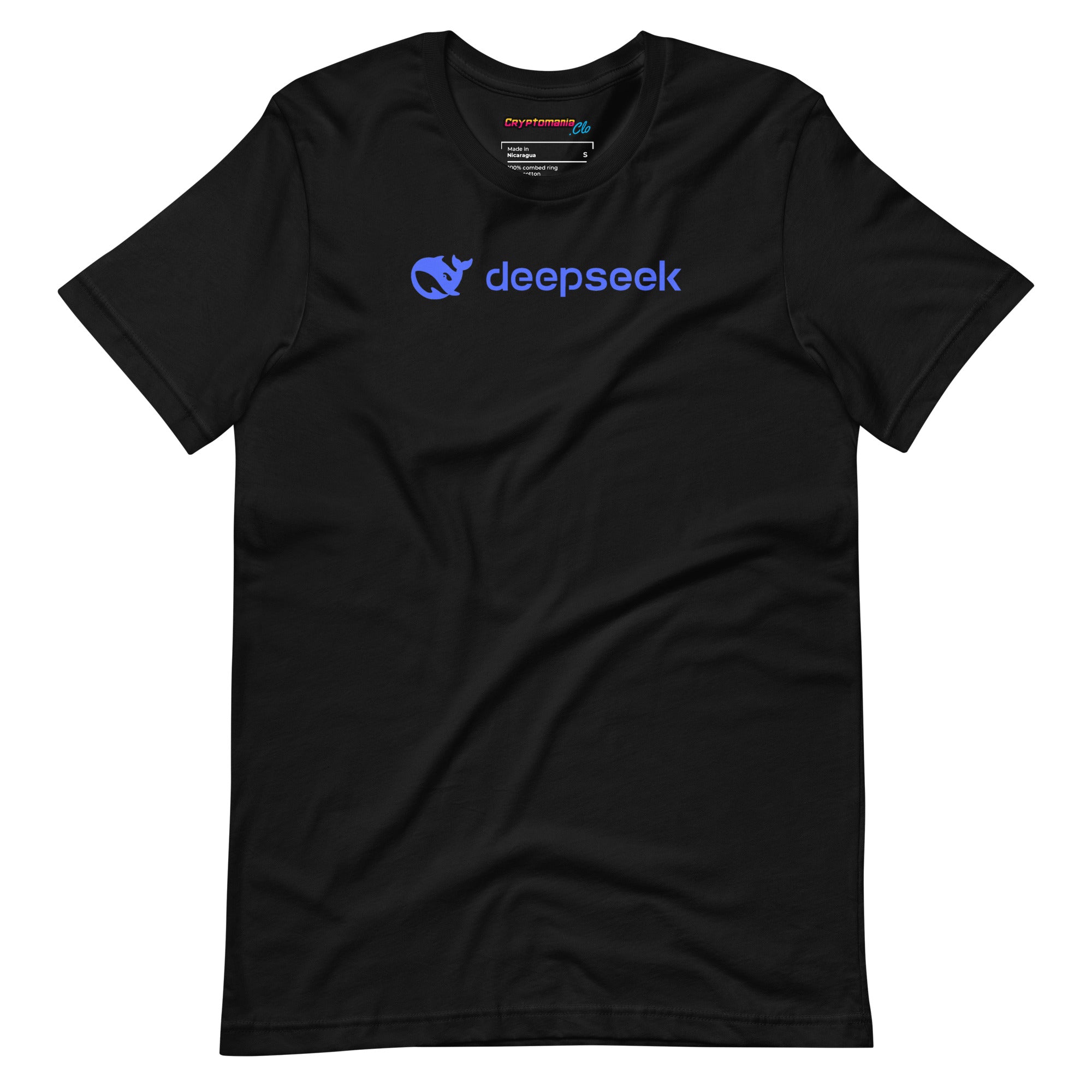 DEEPSEEK AI LOGO NAME T-SHIRT