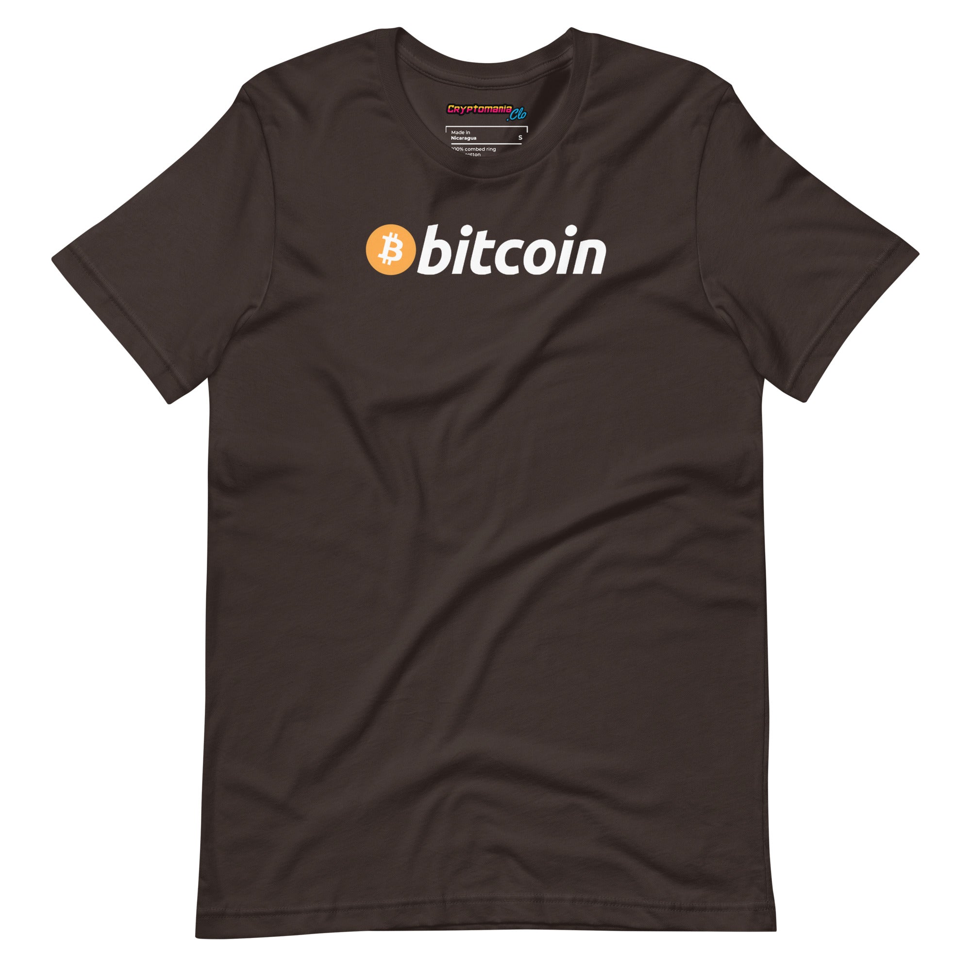 BITCOIN (BTC) LOGO NAME T-SHIRT
