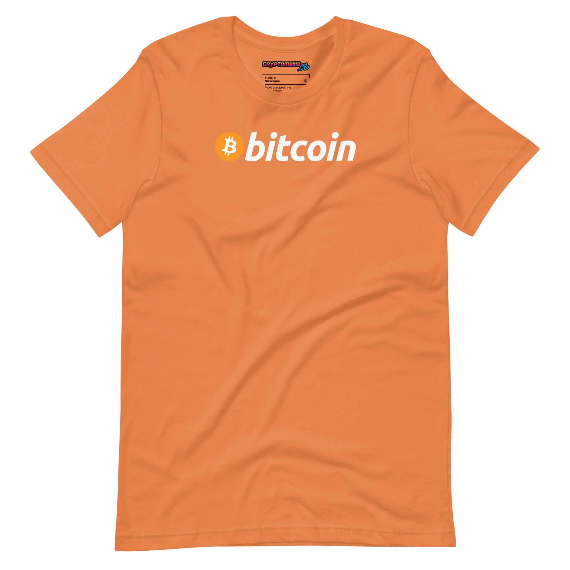 BITCOIN (BTC) LOGO NAME T-SHIRT
