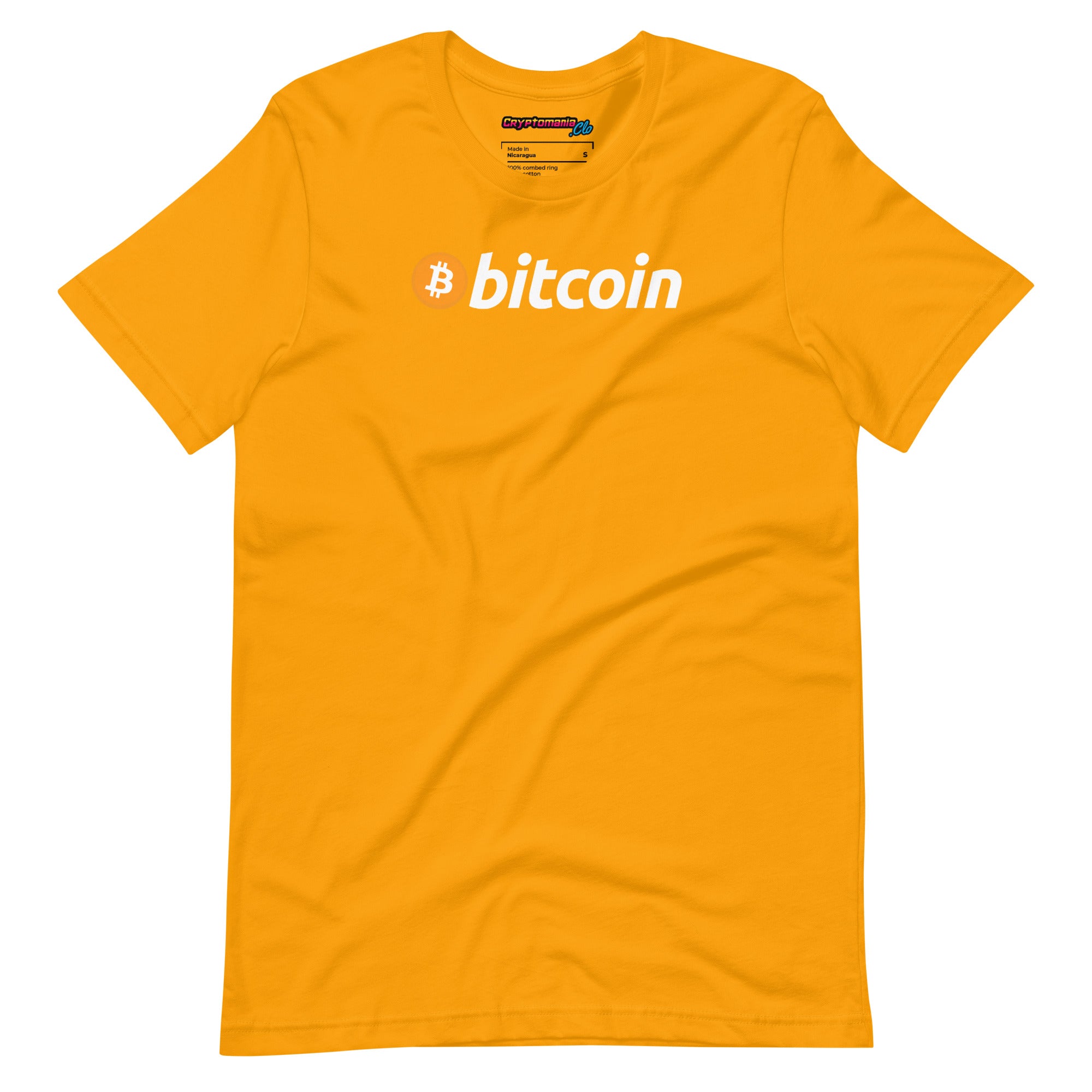 BITCOIN (BTC) LOGO NAME T-SHIRT
