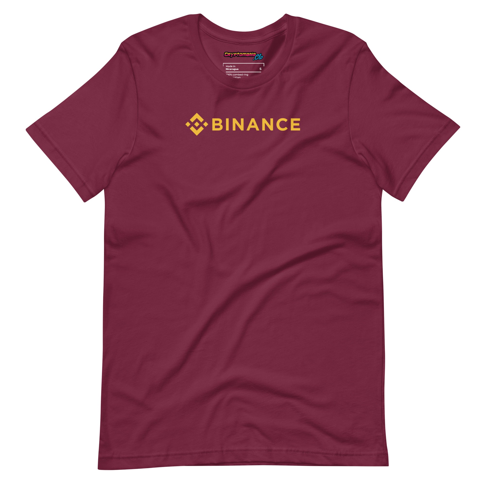 BINANCE LOGO NAME T-SHIRT