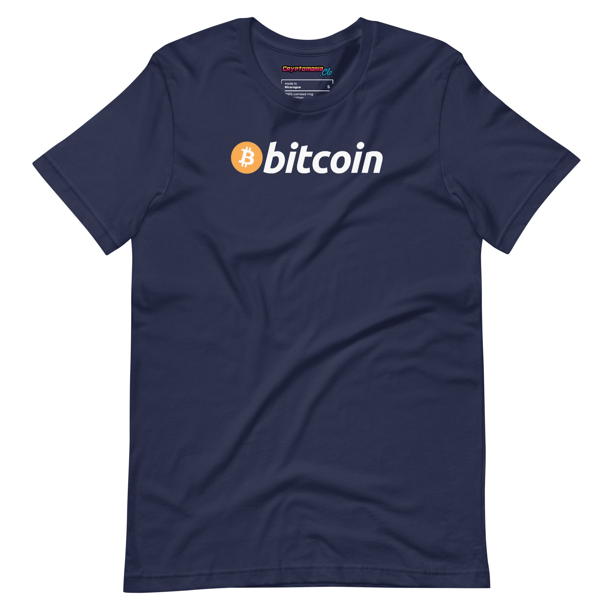 BITCOIN (BTC) LOGO NAME T-SHIRT
