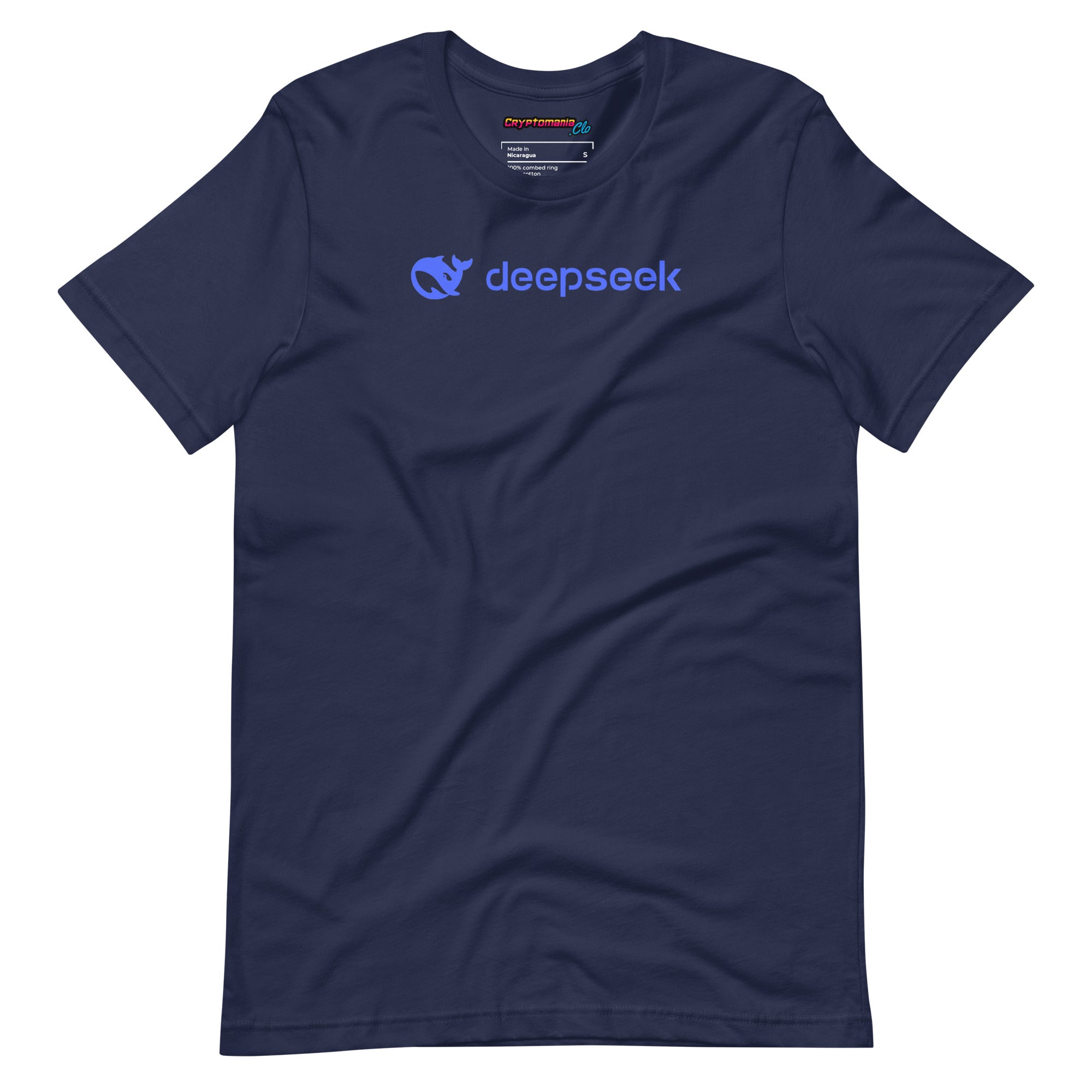 DEEPSEEK AI LOGO NAME T-SHIRT