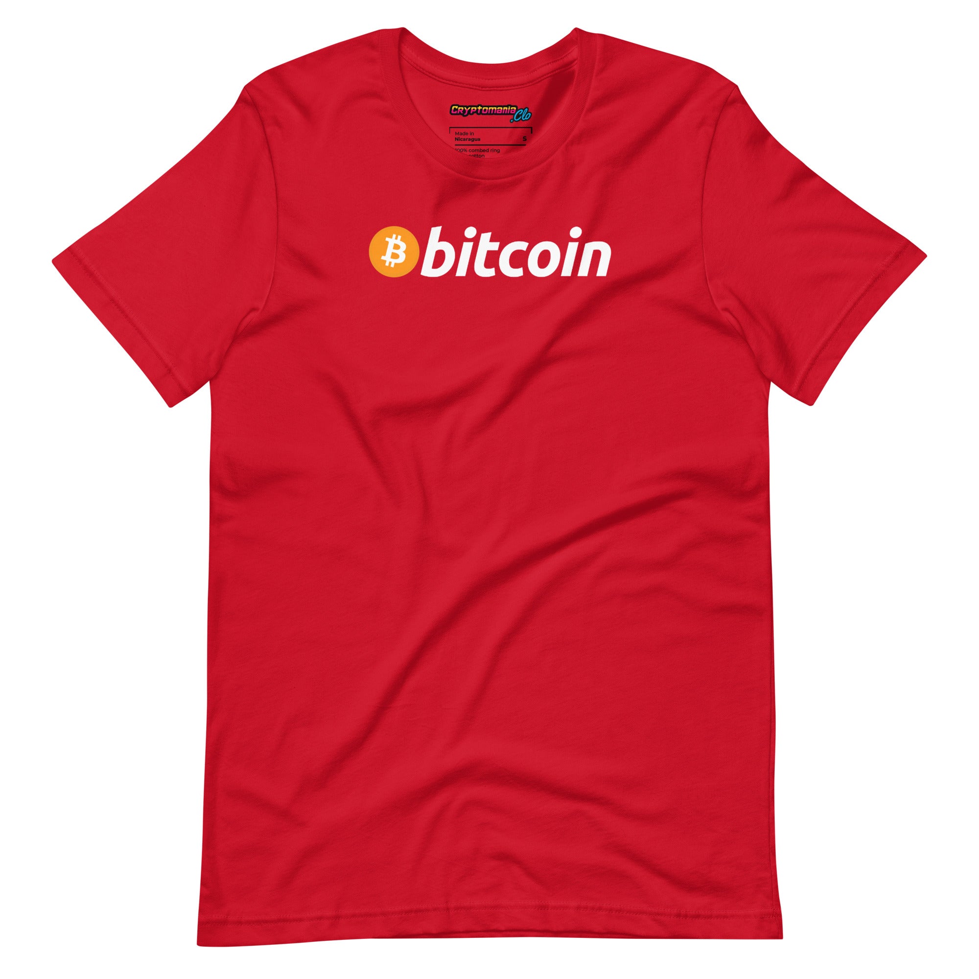 BITCOIN (BTC) LOGO NAME T-SHIRT
