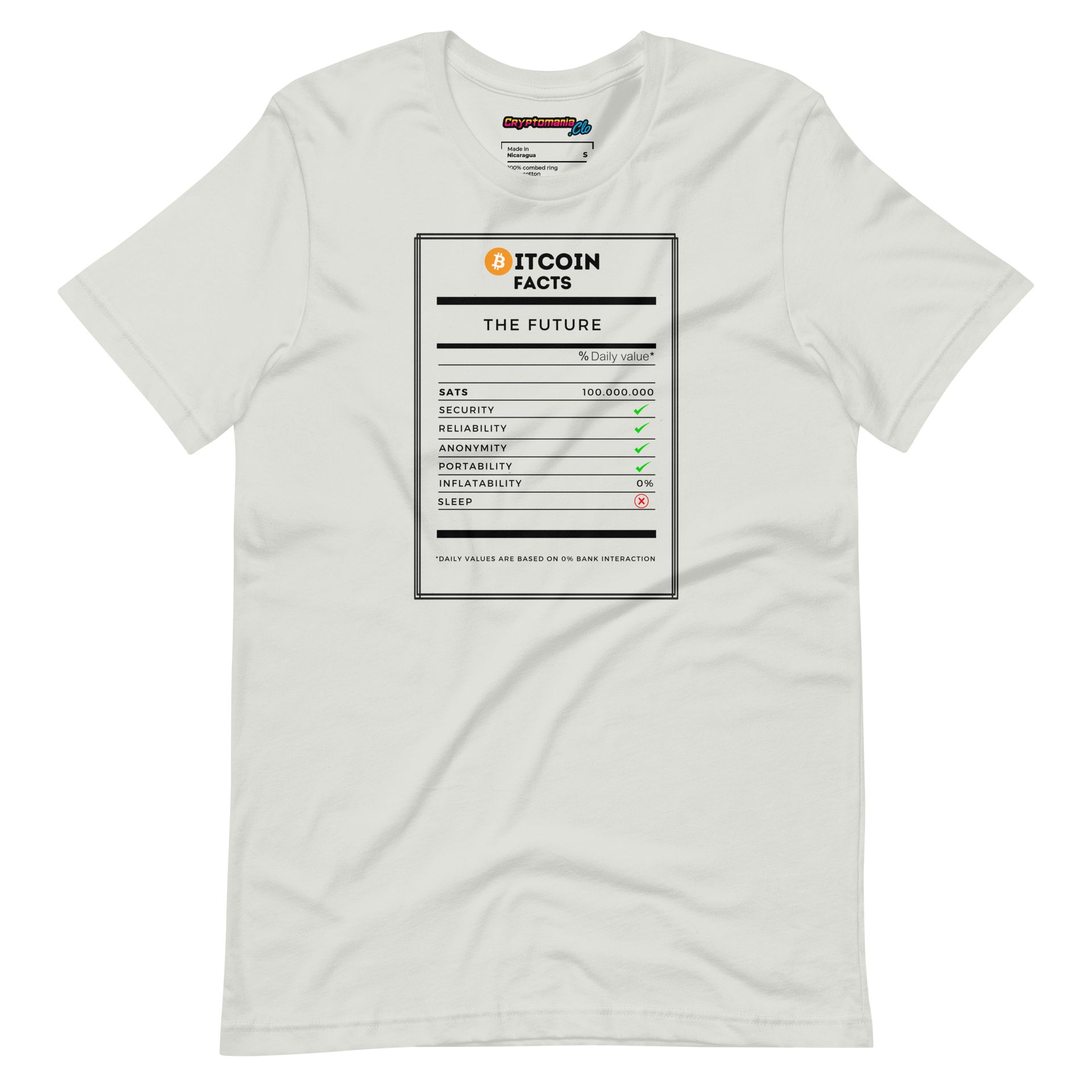 BITCOIN (BTC) FACTS T-SHIRT
