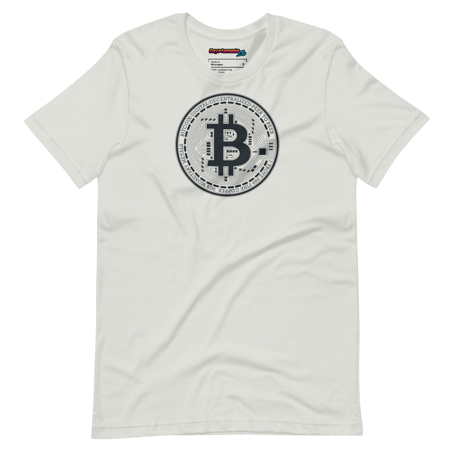 BITCOIN (BTC) BLOCKCHAIN LOGO T-SHIRT
