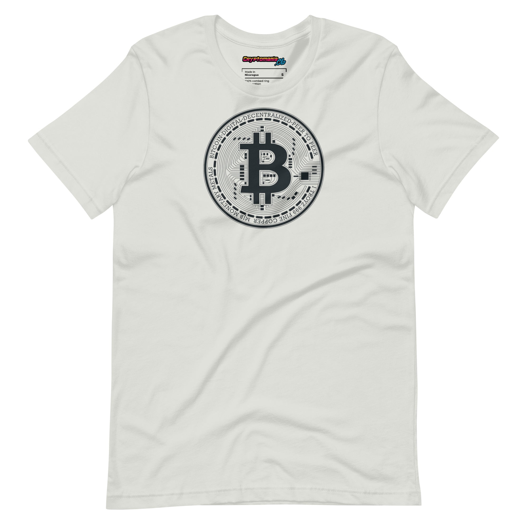 BITCOIN (BTC) BLOCKCHAIN LOGO T-SHIRT