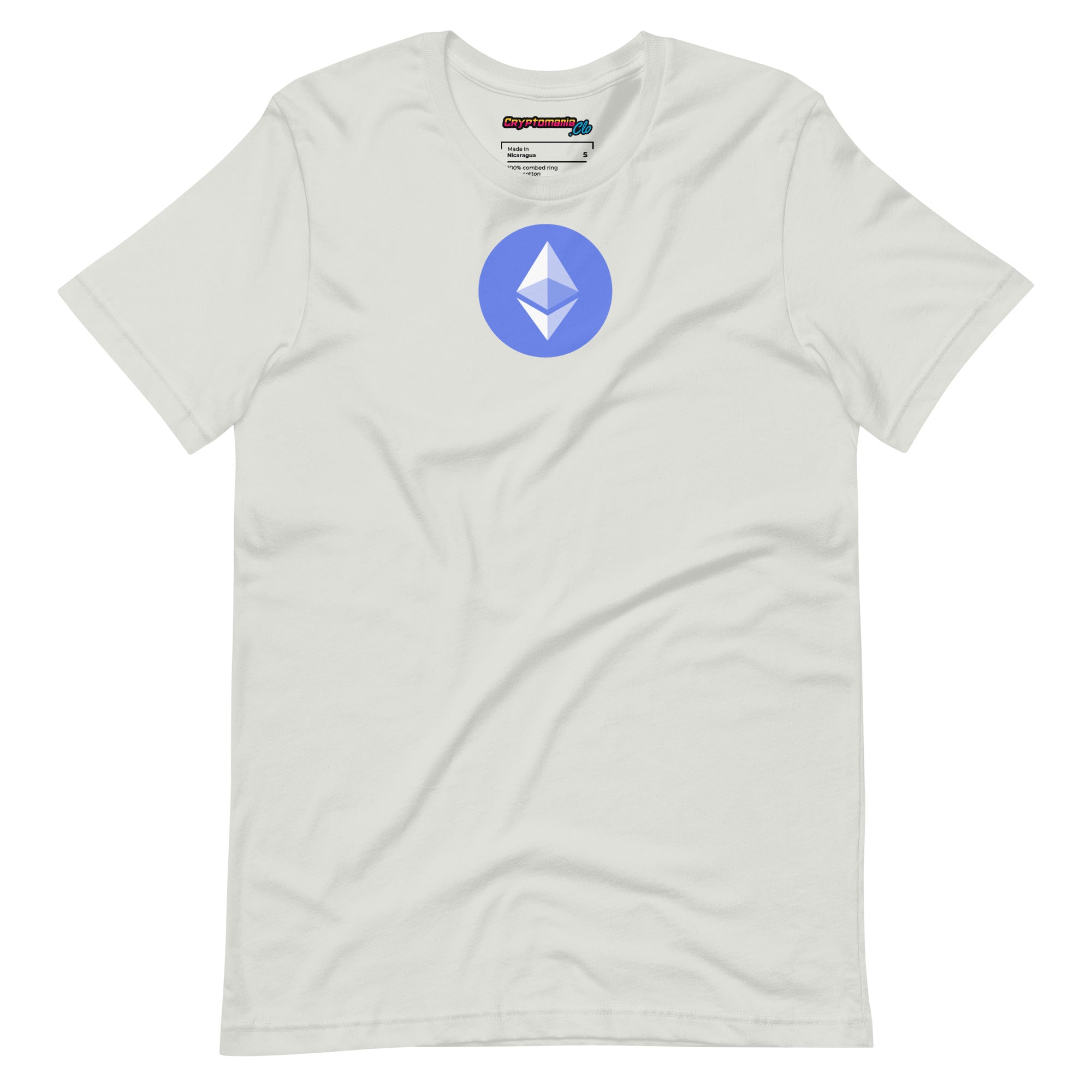 ETHEREUM (ETH) LOGO T-SHIRT (SILVER GREY)
