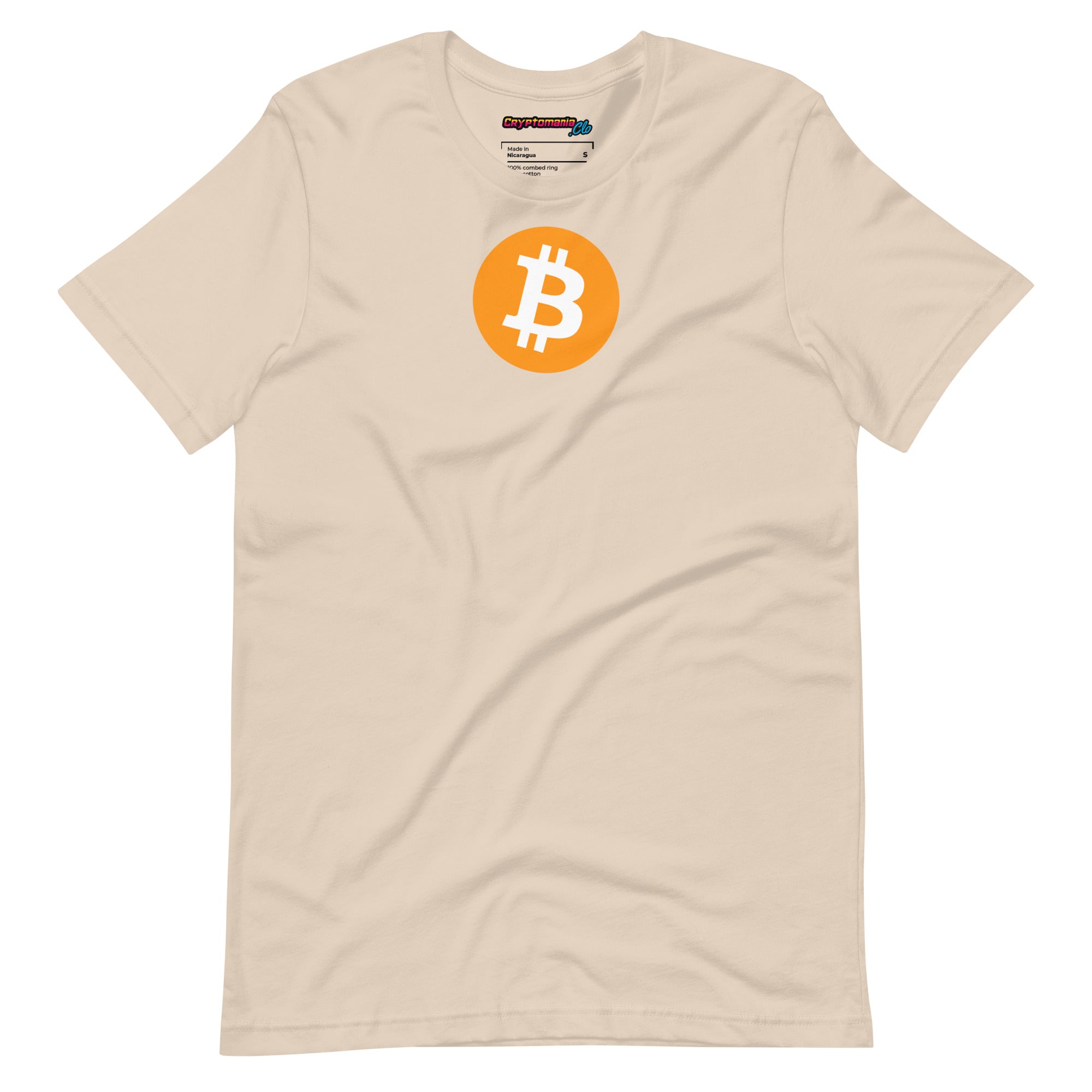 BITCOIN (BTC) LOGO T-SHIRT (BEIGE)
