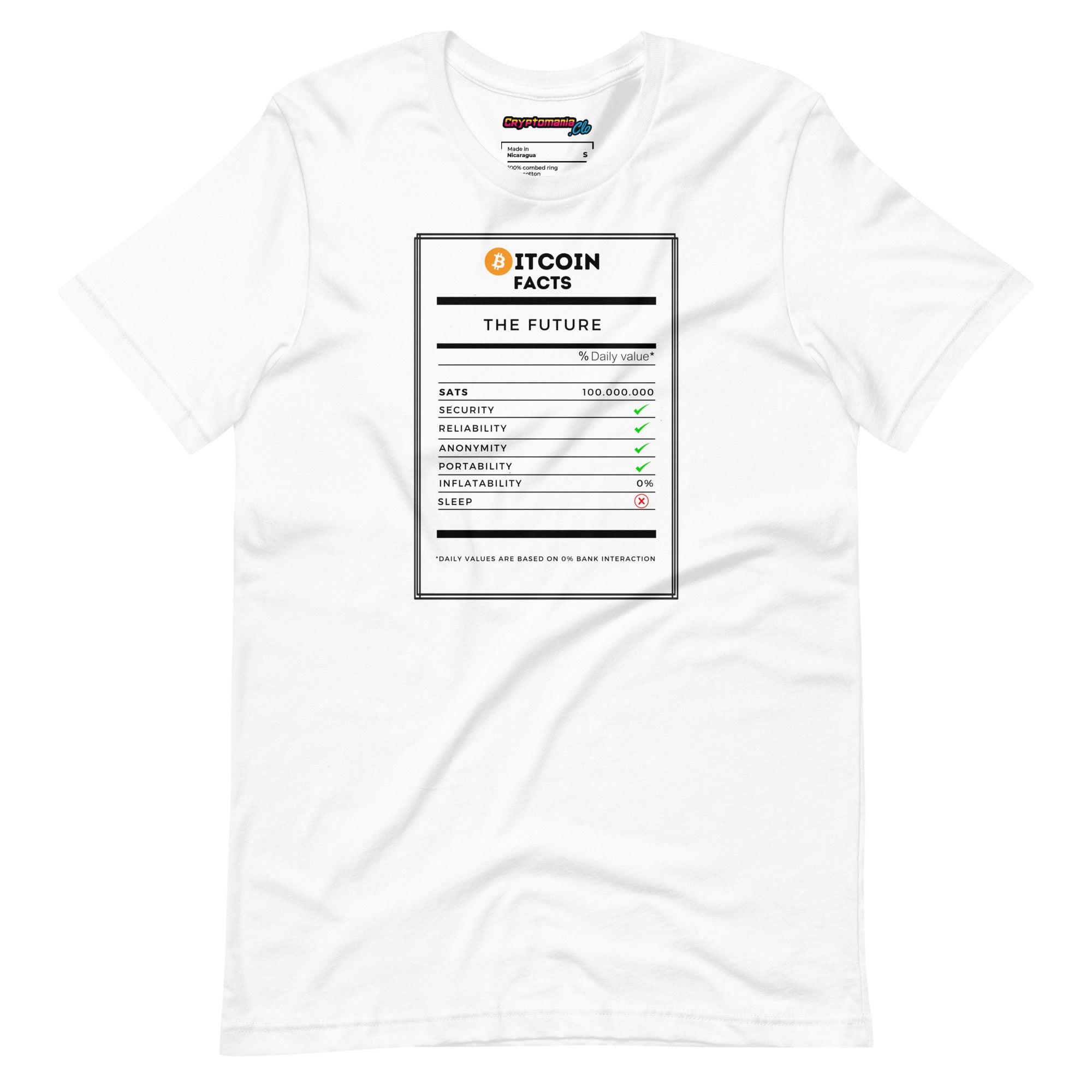 BITCOIN (BTC) FACTS T-SHIRT
