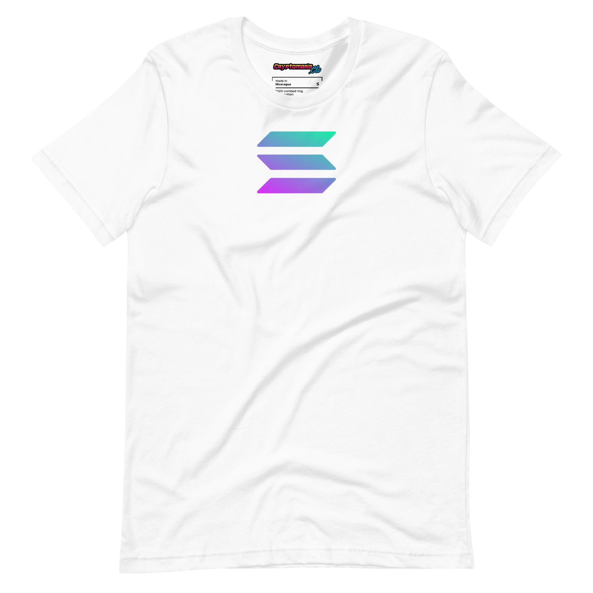 SOLANA (SOL) LOGO T-SHIRT (WHITE)
