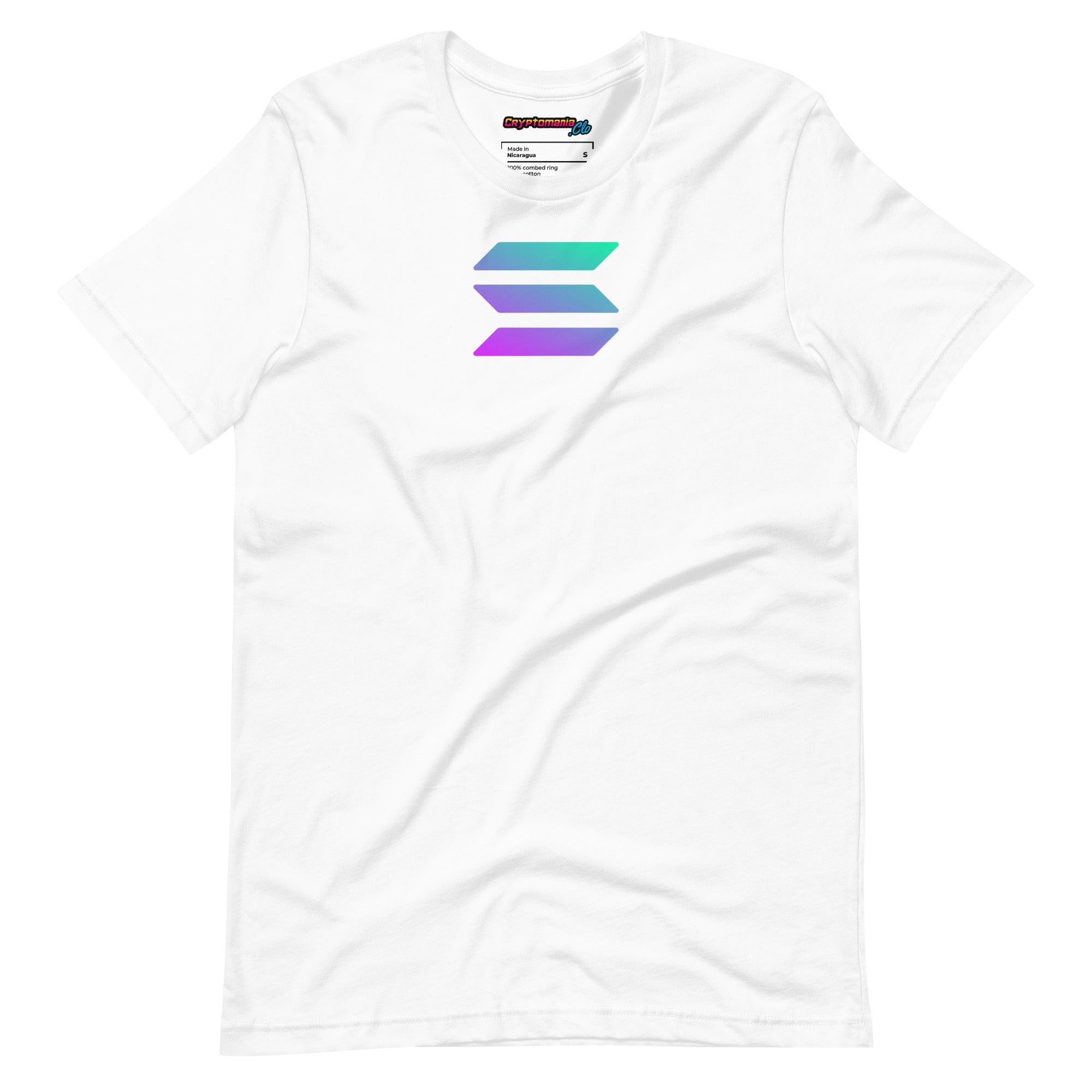 SOLANA (SOL) LOGO T-SHIRT (WHITE)