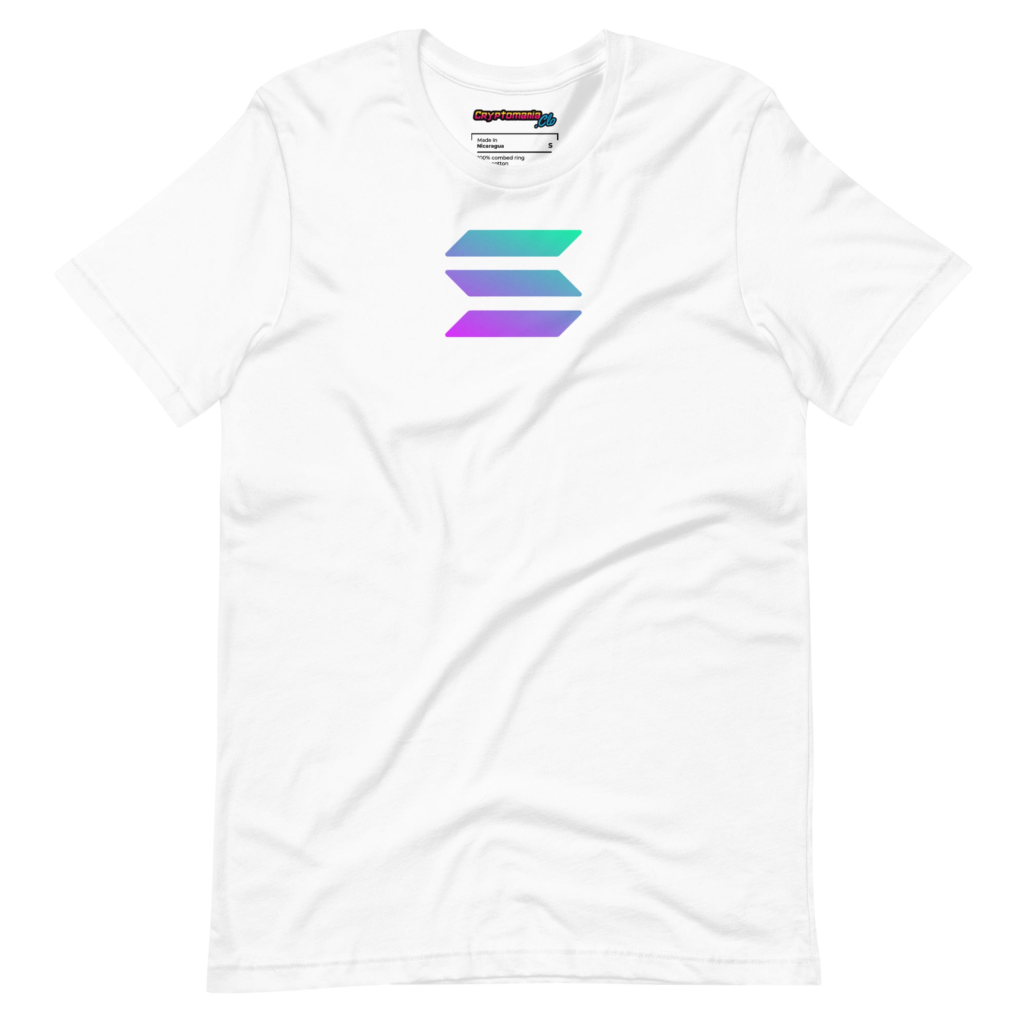 SOLANA (SOL) LOGO T-SHIRT (WHITE)